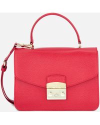 Furla Metropolis Small Top Handle Bag - Red