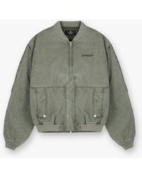 Represent - Washed Cotton Bomber Jacket - Lyst