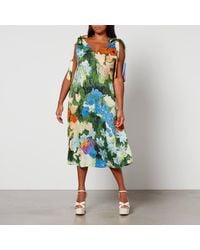 Stine Goya - Naomi Stretch-Jersey Midi Dress - Lyst