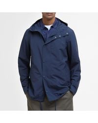 Barbour - Quay Showerproof Hooded Matte-Shell Jacket - Lyst