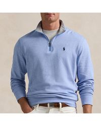 スウェット・トレーナー Polo Ralph Lauren PRL Run Club Half Zip Sweatshirt Polo Ralph Lauren Prl Run Club Half Zip Sweatshirt in Blue