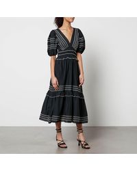 Sea - Mable Cotton-Cambric Midi Dress - Lyst