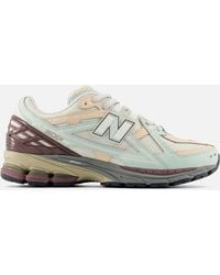 New Balance - 1906 Faux Leather And Mesh Trainers - Lyst