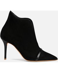 Malone Souliers - Cora 85 Suede Heeled Ankle Boots - Lyst