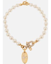 Vivienne Westwood Isoria Pearl Necklace - Metallic