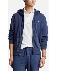 Polo Ralph Lauren - Spa French Cotton-Terry Zip-Up Hoodie - Lyst