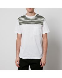 Missoni - Zigzag Cotton-Jersey T-Shirt - Lyst