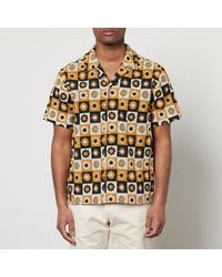 Percival - Sour Patch Crocheted Cuban Shirt - Lyst