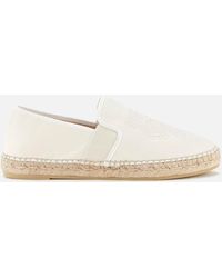 kenzo black leather espadrilles