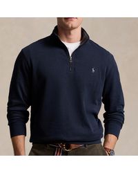 Polo Ralph Lauren - Cotton-Jersey Half-Zip Jumper - Lyst