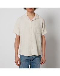 Corridor NYC - Weave Intarsia Cotton Shirt - Lyst