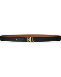 Lauren by Ralph Lauren - Reversible 20 Skinny Belt - Lyst