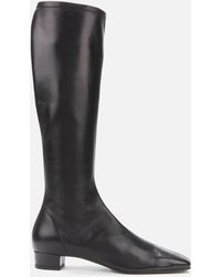BY FAR - Edie Leather Knee High Boots - Lyst
