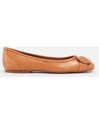 See By Chloé - Chany Leather Ballet Flats - Lyst