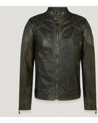 Belstaff - Legacy Outlaw Waxed Leather Jacket - Lyst