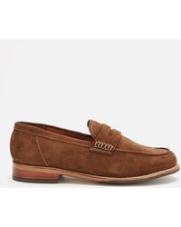 Grenson - Jago Suede Loafers - Lyst
