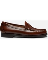 G.H. Bass & Co. - Larson Moc Penny Leather Loafers - Lyst