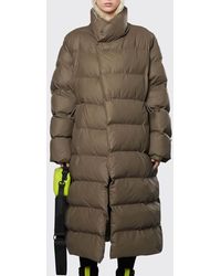 Rains - W Quilted Coated-shell Padded Coat - Lyst