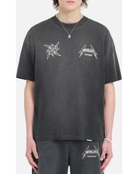 REPRESENT x Metallica - 40 Year Anniversary Cotton-Blend T-Shirt - Lyst