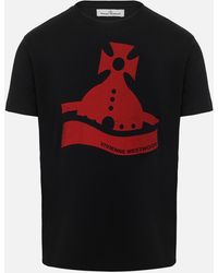 Vivienne Westwood - Sunken Orb Classic Cotton-Jersey T-Shirt - Lyst
