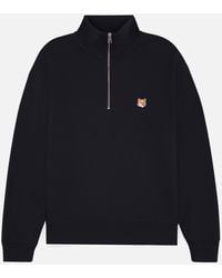 Maison Kitsuné - Fox Head Patch Comfort Sweatshirt - Lyst