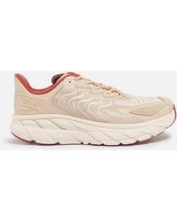 Hoka One One - Hoka Clifton Ls Suede And Leather Trainers - Lyst