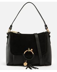 See By Chloé - Joan Small Leather And Suede Hobo Bag - Lyst