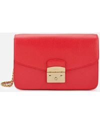 Furla Metropolis Small Shoulder Bag - Red