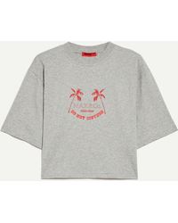 MAX&Co. - Max & Co Babele Cotton-Jersey T-Shirt - Lyst