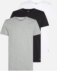 Calvin Klein - 3 Pack Cotton-Jersey T-Shirts - Lyst