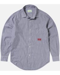 Aries - Striped Cotton-Poplin Shirt - Lyst