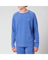 Mens Clothing Nightwear and sleepwear Polo Ralph Lauren Cotton Spa Terry Sweater in Blue for Men 