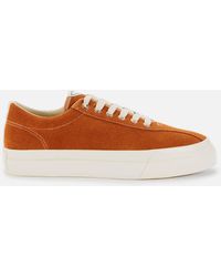 Stepney Workers Club Dellow Suede Low Top Trainers - Brown
