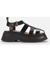 ganni fisherman sandals