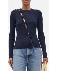 Samsøe & Samsøe - Salori 15564 Ribbed-Knit Sweater - Lyst