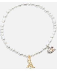 COACH Pearl Charms Gold-plated Bracelet - White