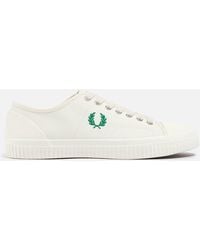 Fred Perry - Hughes Canvas Trainers - Lyst