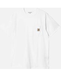 Carhartt WIP Pocket Cotton T-shirt - White