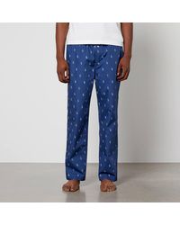 Polo Ralph Lauren All Over Print Pyjama Pants - Blue