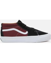 Vans - Sk8-Mid Reissue 83 Canvas And Suede Trainers - Lyst