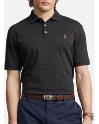 Polo Ralph Lauren - Black Slim Fit Polo Shirt - Lyst