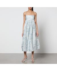 Stine Goya - Darya Floral-Jacquard Dress - Lyst