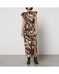 Isabel Marant - Nadela Printed Cotton-Jersey Dress - Lyst
