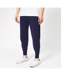Polo Ralph Lauren Cuffed Jog Trousers - Blue