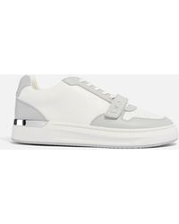 Mallet Hoxton Wing Leather Sneakers - White