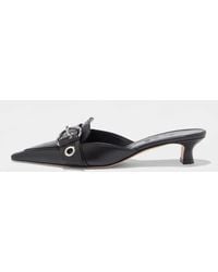 Aeyde - Danielle Leather Heeled Mules - Lyst