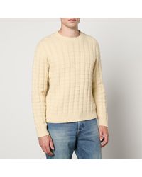 sunflower - Angle Cotton And Wool-Blend Jacquard Jumper - Lyst