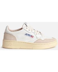 Autry - Medalist Leather And Suede Trainers - Lyst