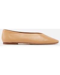 Aeyde - Kirsten Nappa Leather Ballet Flats - Lyst