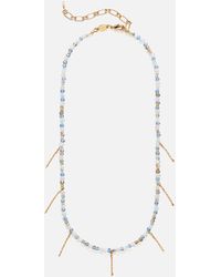 Anni Lu - Silver Lining 18-karat Gold-plated Beaded Necklace - Lyst